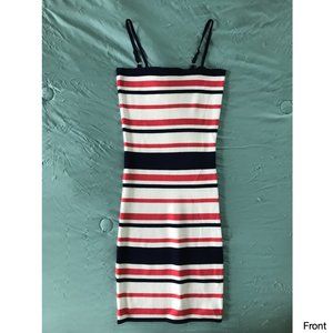 Striped Bodycon Sweater Dress